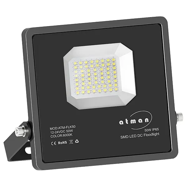 ΠΡΟΒΟΛΕΑΣ LED SMD 50W 24V DC (ΣΕΙΡΑ Κ) 6000K
